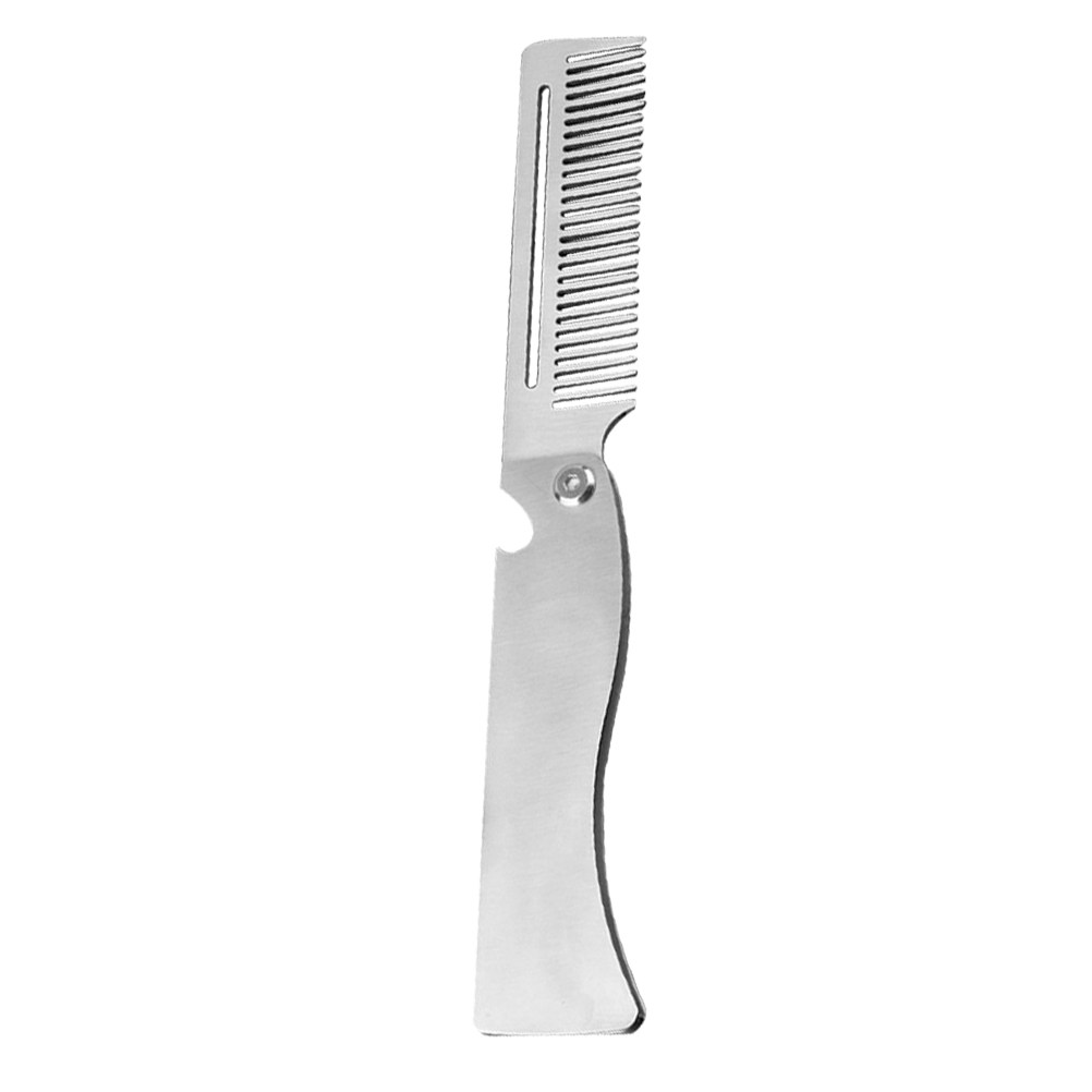 Grooming Men'S Hair - Foldable Beard Comb Folding Hair Fine