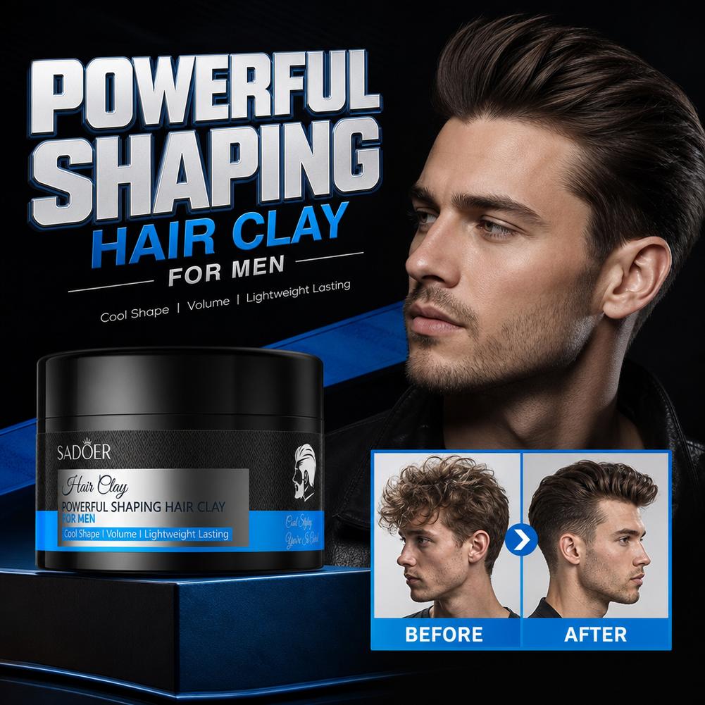 Men'S Groom - Matte Hair Styling Clay Strong Hold
