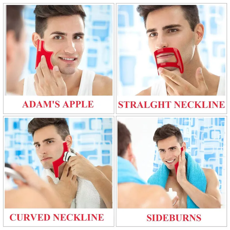 2/4Pcs Men's Beard Combs Hair  - Grooming Men'S Hair ulasan dan harga