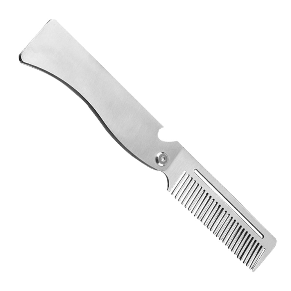 Foldable Beard Comb Folding Ha - Grooming Men'S Hair ulasan dan harga