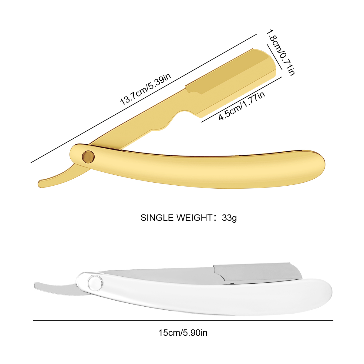 Silver Men Shaving Barber Tool - Grooming Men'S Hair ulasan dan harga