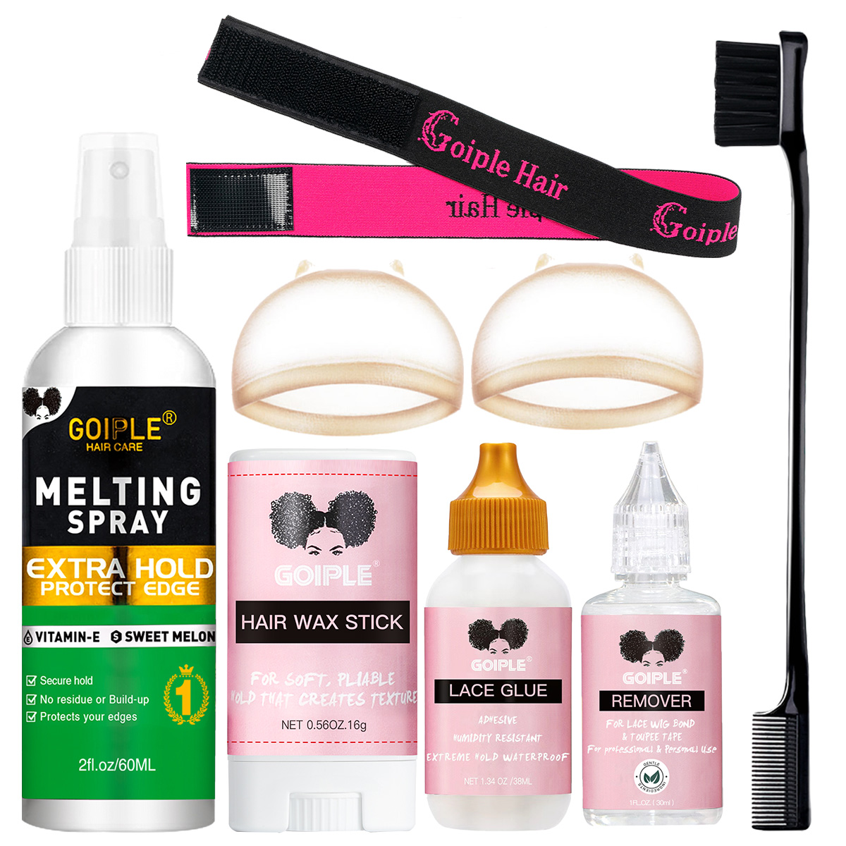 GOIPLE Lace Wig Melting Spray  - Hair Wax Stick ulasan dan harga