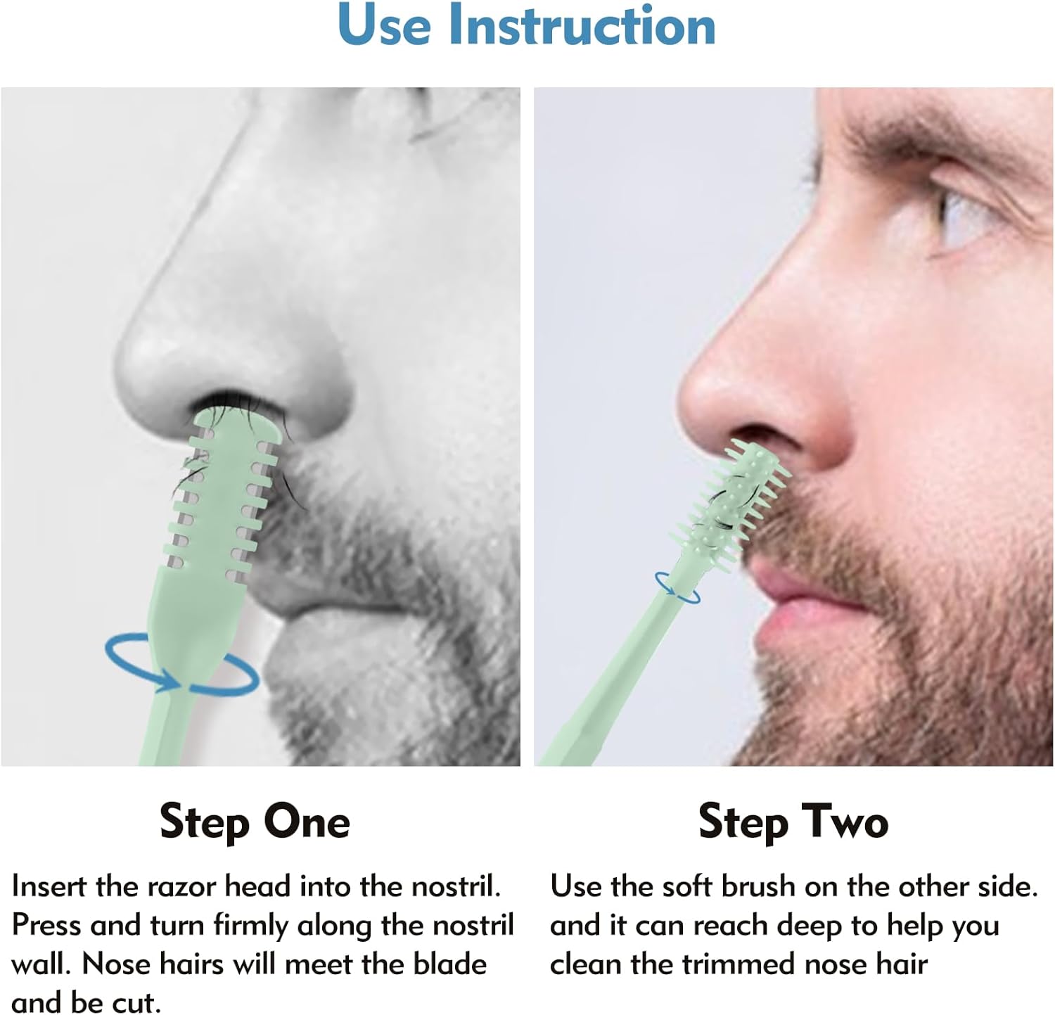 5/20/50Pcs 2-in-1 Nasal Cutter - Grooming Men'S Hair ulasan dan harga