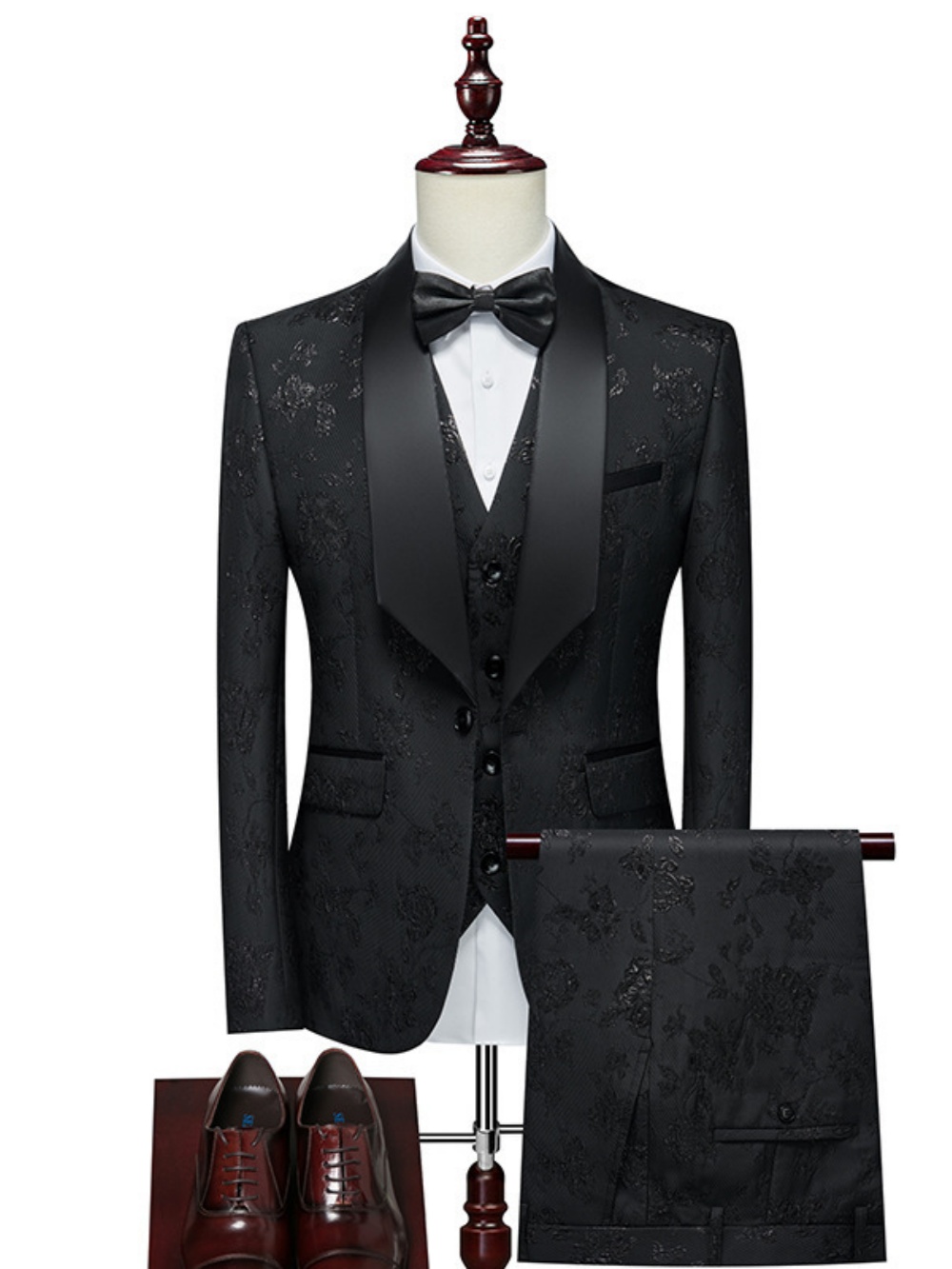 Luxurious Patterned Suit Set 3 - Mens Grooming On Sale ulasan dan harga