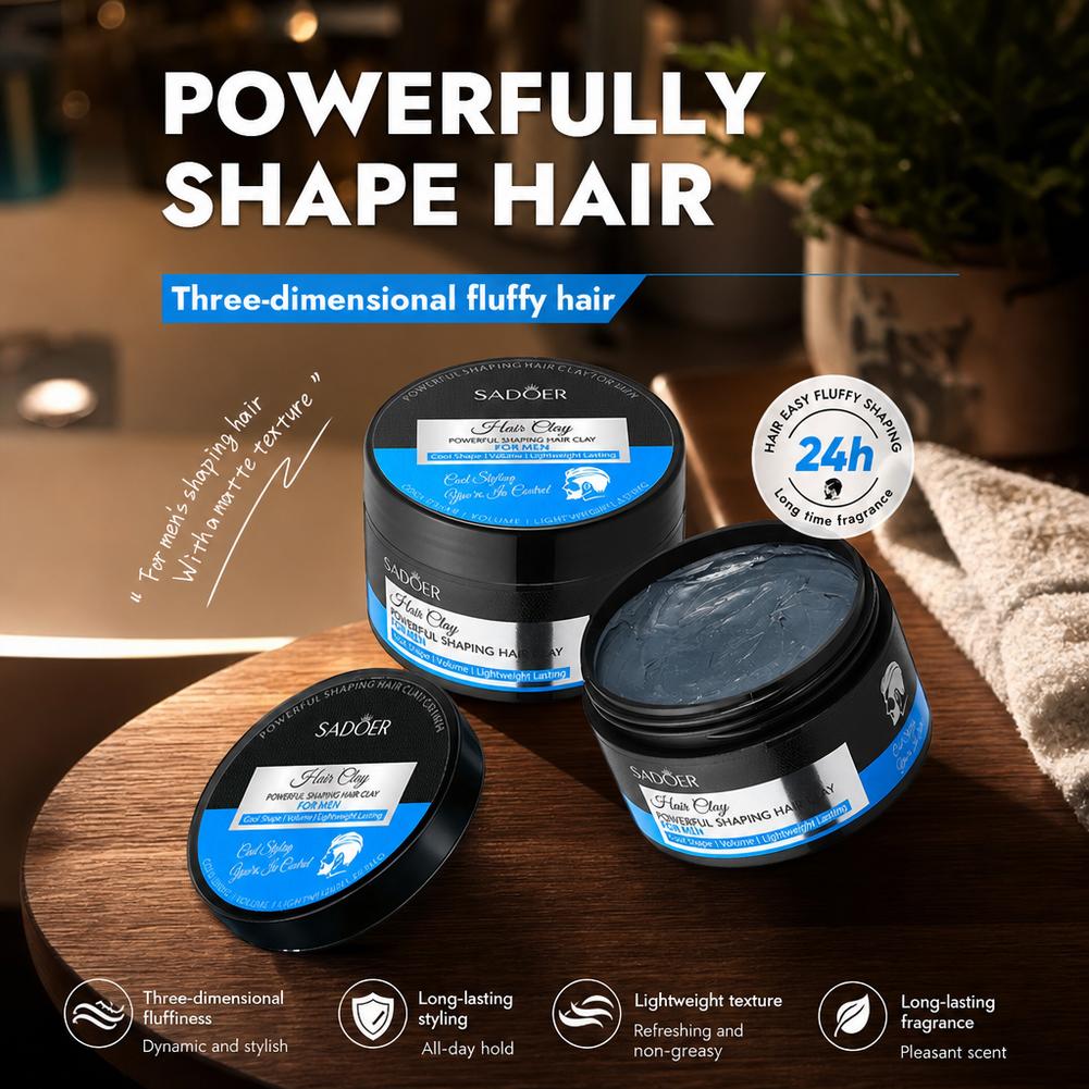 Men's Hair Styling Clay Strong - Men'S Groom ulasan dan harga