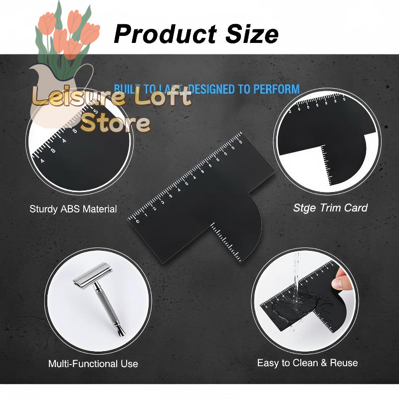 Hairline Beard Shaping Guide C - Men'S Grooming Guide ulasan dan harga