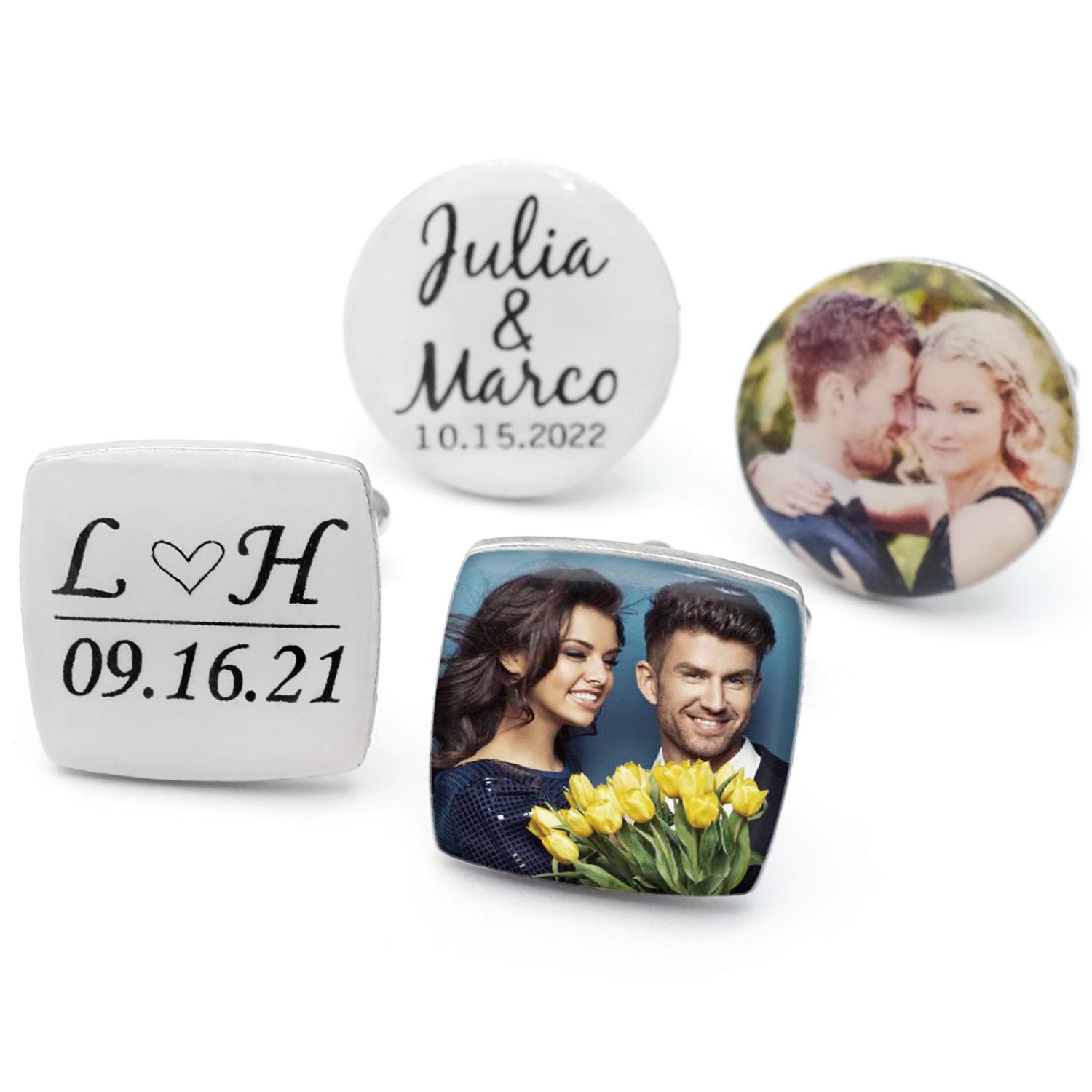 Personalised Photo Cufflinks M - Men'S Groom ulasan dan harga