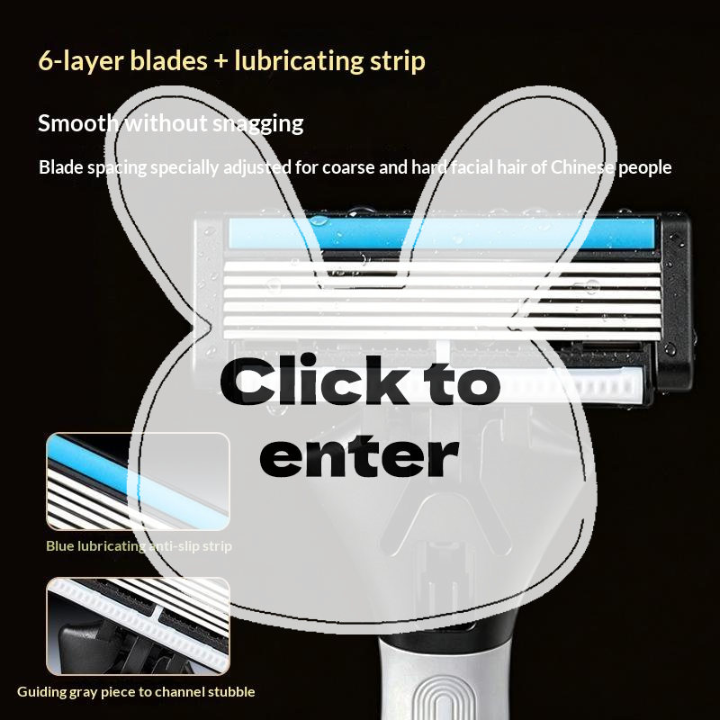 6 Blade Manual Shaving Razor f - Men Grooming Home ulasan dan harga