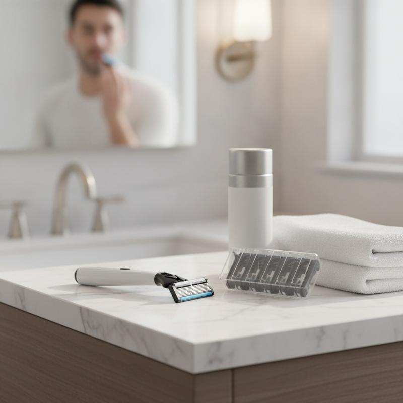 6 Blade Manual Shaving Razor f - Men Grooming Home ulasan dan harga