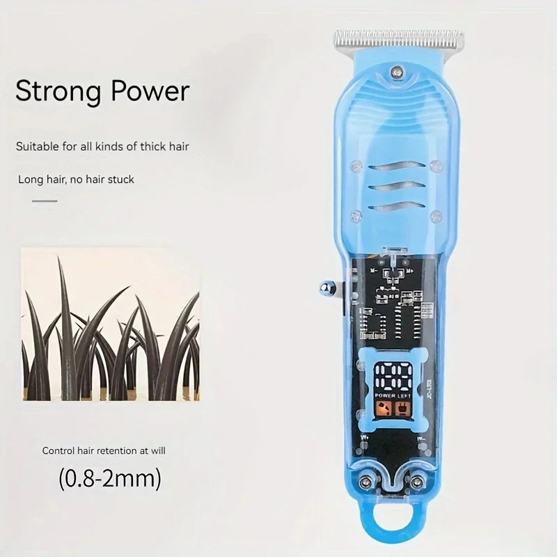 Transparent Electric Hair Clip - Men Grooming Home ulasan dan harga