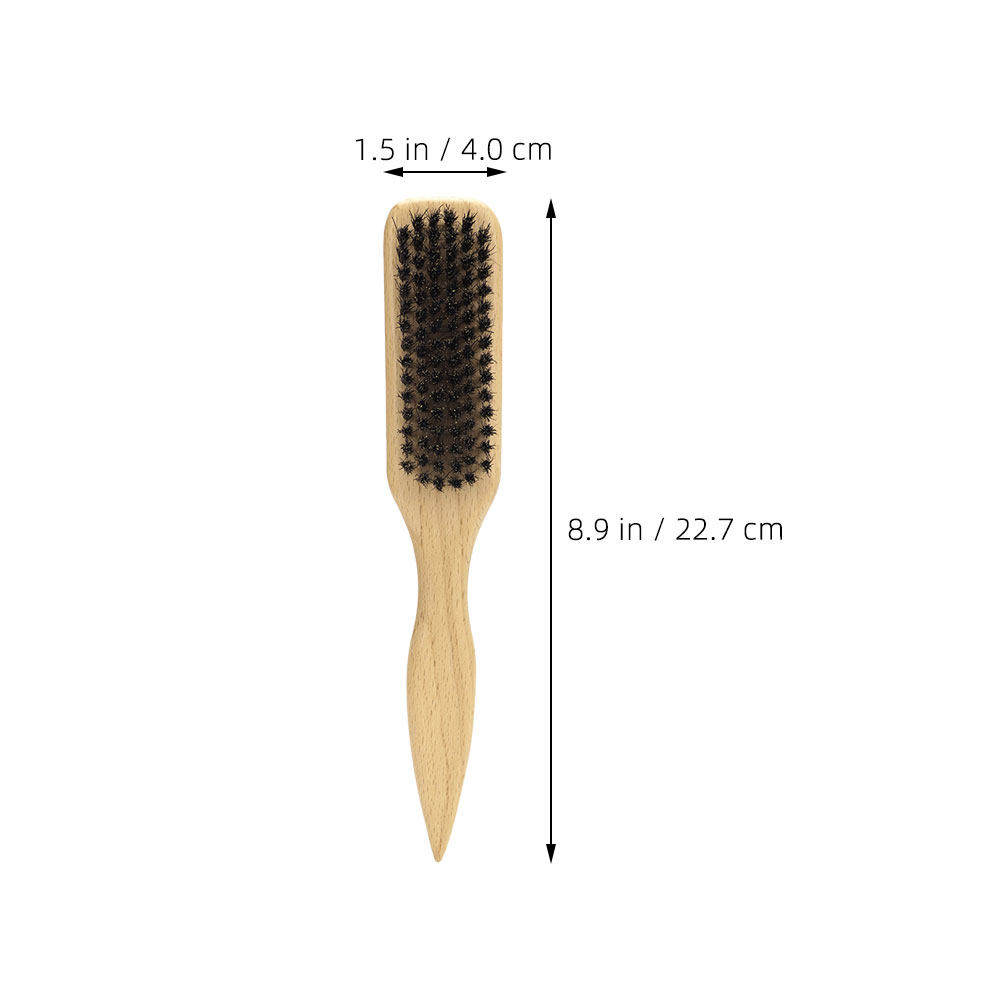 Men Small Soft Beard Brush Woo - Grooming Men'S Hair ulasan dan harga