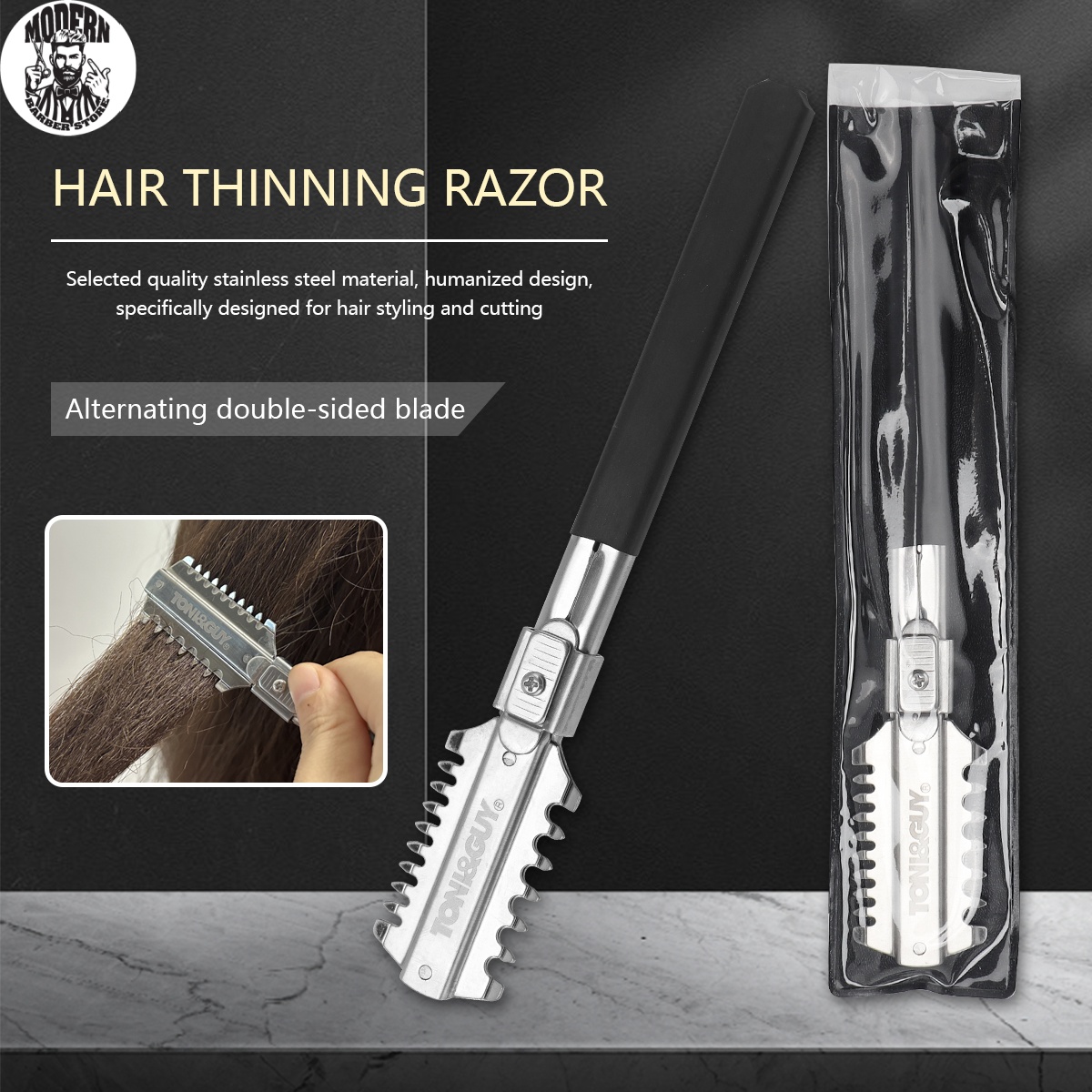 Salon Double-Edge Shaving Hair - Grooming Men'S Hair ulasan dan harga
