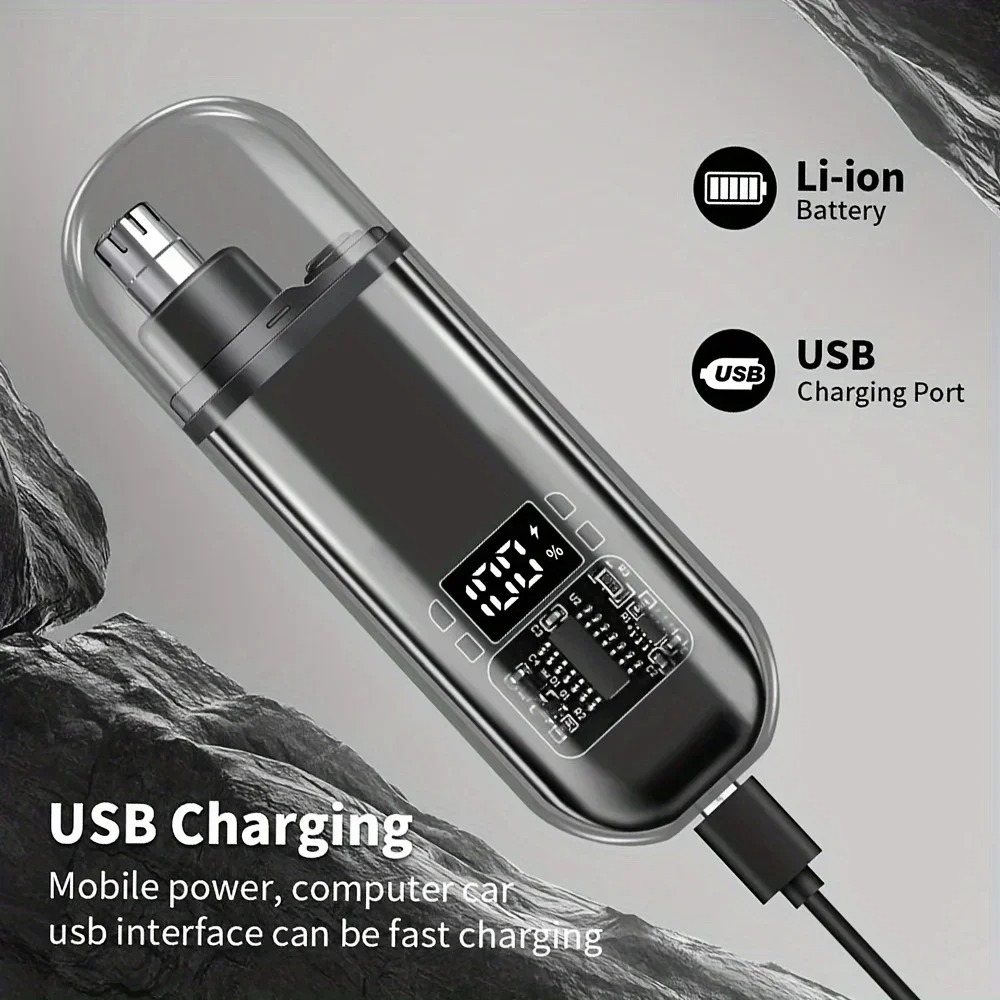 Nose Ear Hair Trimmer for Men  - Men Grooming Home ulasan dan harga
