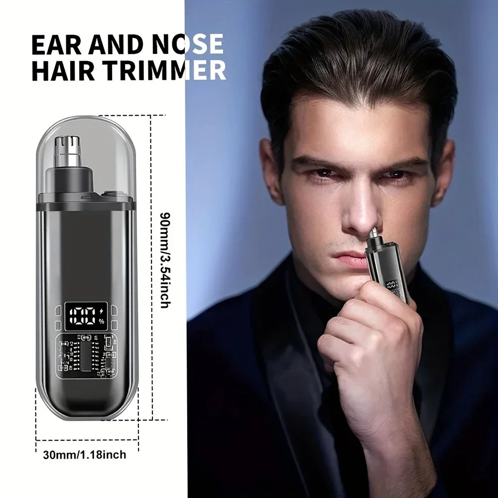 Nose Ear Hair Trimmer for Men  - Men Grooming Home ulasan dan harga