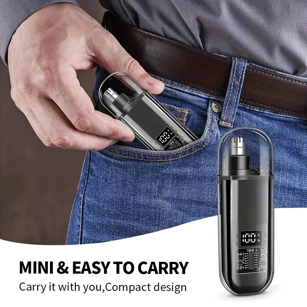 Nose Ear Hair Trimmer for Men  - Men Grooming Home ulasan dan harga